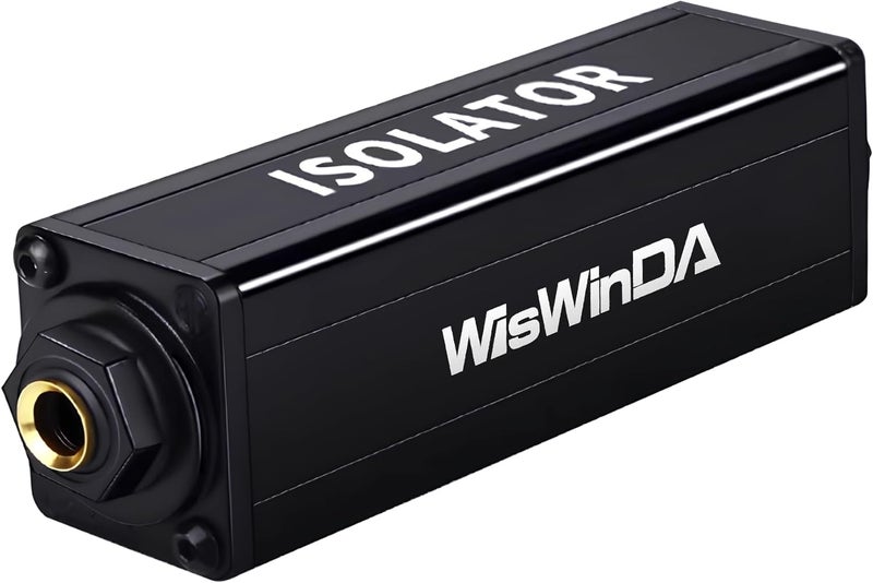 WisWinDa Store Pro TS-1 Audio and Microphone Hum Eliminator TS 1/4inch 6.35 Ground Loop Isolator for Home/Office Audio Systems Noise Filter(PRO TS/TRS-1) - Image 1